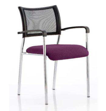Brunswick Bespoke Colour Seat Chrome Frame Tansy Purple